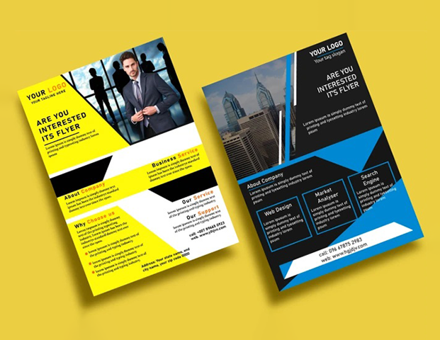 Leaflet Flyer Design Portfolio